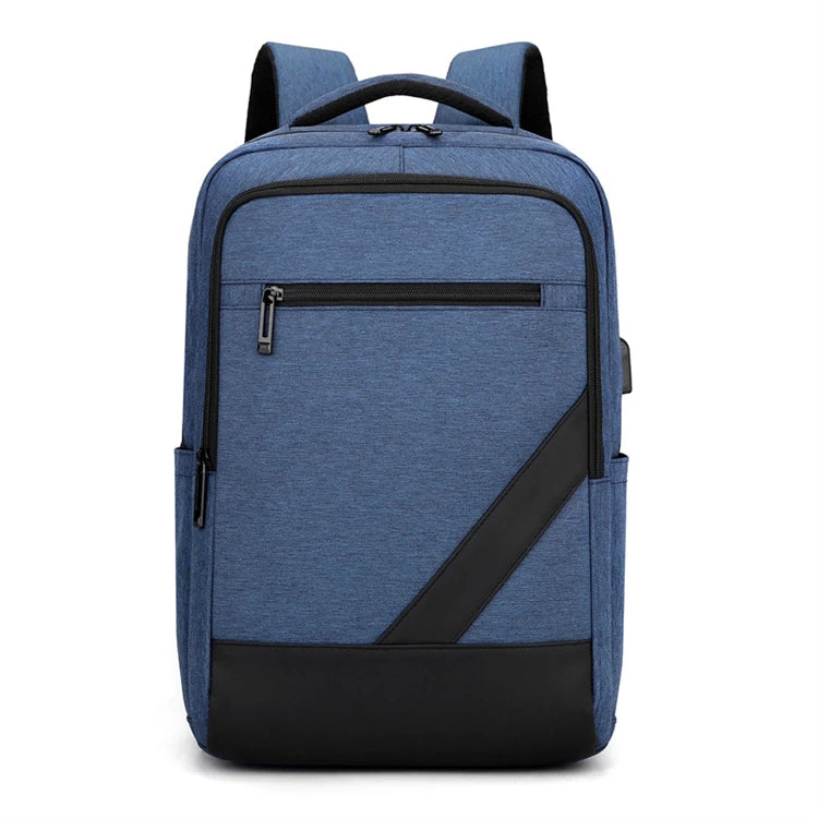 Wholesale Premium Anti-Theft USB Charging Laptop Backpack Waterproof School Bag with Light Leisure Strap Zipper Closure