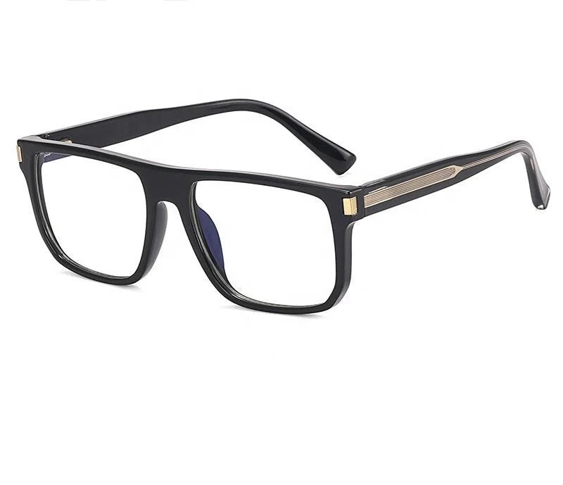 2023 Hot Selling Men Optical Frame Blue Blocking Glasses Prescription TR90 Myopia Cat Eye Anti Blue Light Men Eyeglasses