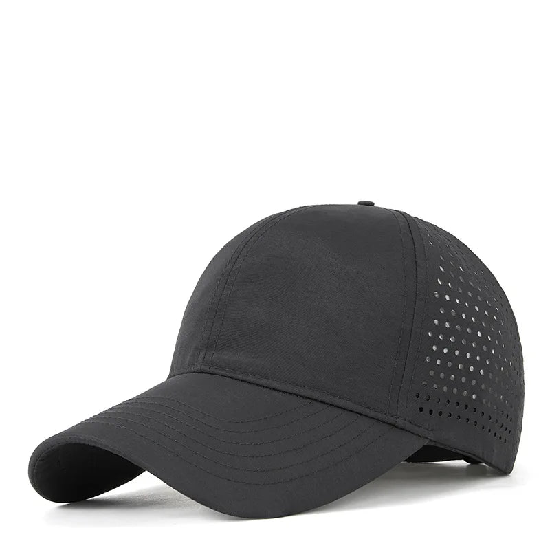 BOTTCOOLA Wholesale Summer Quick Dry Baseball Big Head Circumference Ventilate Outdoor Fishing Waterproof Sport Cap Trucker Hat