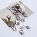 Zhuji Whosale 15-16mm No Hole Big Keshi Pearls Loose Pearl for Jewelry Making