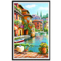 5d Diy Full Square Drill City Landscape Rhinestone Diamond Painting Cross Stitch Embroidery Kits Living Room Decoration Seascape
