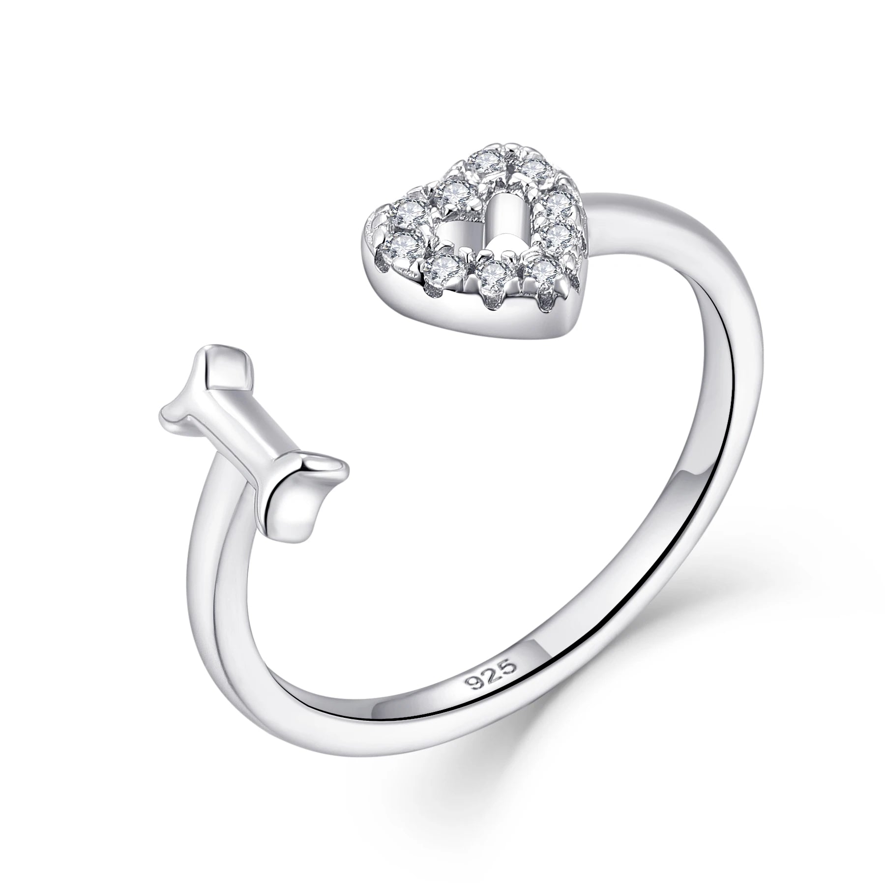 Fashion Heart Love Adjustable Open Ring Hollow Female Models Fashion Cute Vintage Jewellery Manufacturers Wholesale Jewelry