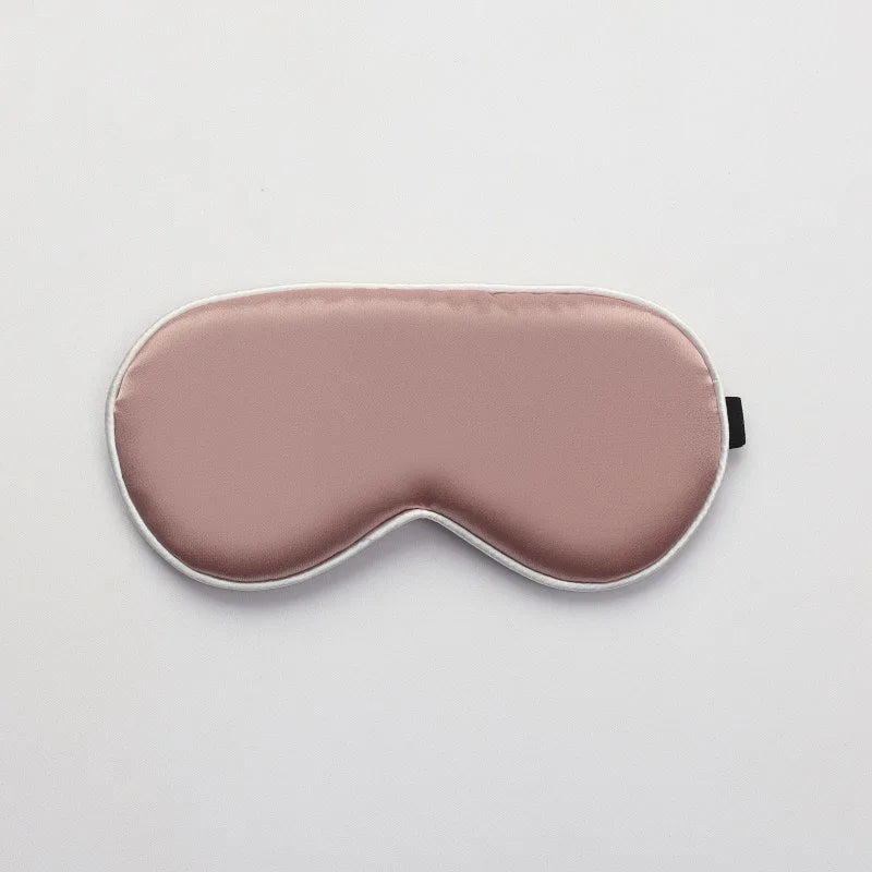 Soft Silky Satin Sleep Eye Mask Adjustable Buckle Best Sleep Mask for Side Sleepers Light Blackout Sleep Mask