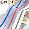 Meetee KY458 5# Resin Zippers Roll Eco-Friendly Plastic Sewing Accessories for DIY Bags Purse Wallet Jackets Shoes Garments