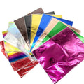 A4 Gold Silver PET Foil 50pcs Laminator Glitter Kraft Corrugated Tissue Craft Scrapbooking Wrapping Quilling Heat Generic