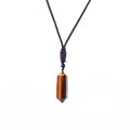 DIY Natural Healing Crystal Hexagon Stone Pendants Tower Double Terminated Pointed Pendant for Necklace earring Making