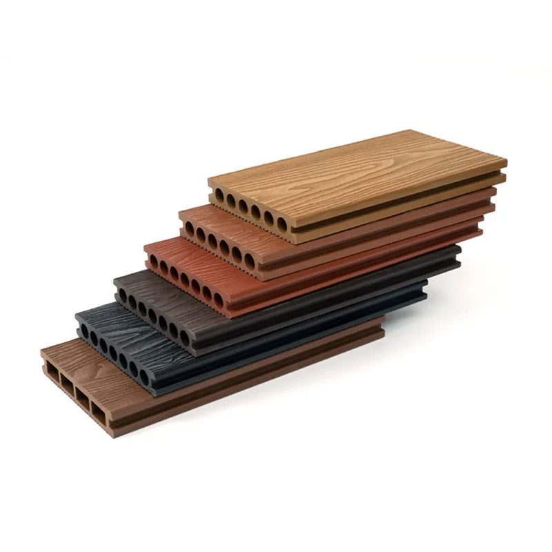Outdoor Anti slip Surface House Decorative Villa Hotel Wpc Wood Deck Low Price Hollow Soild Wpc Decking Floor