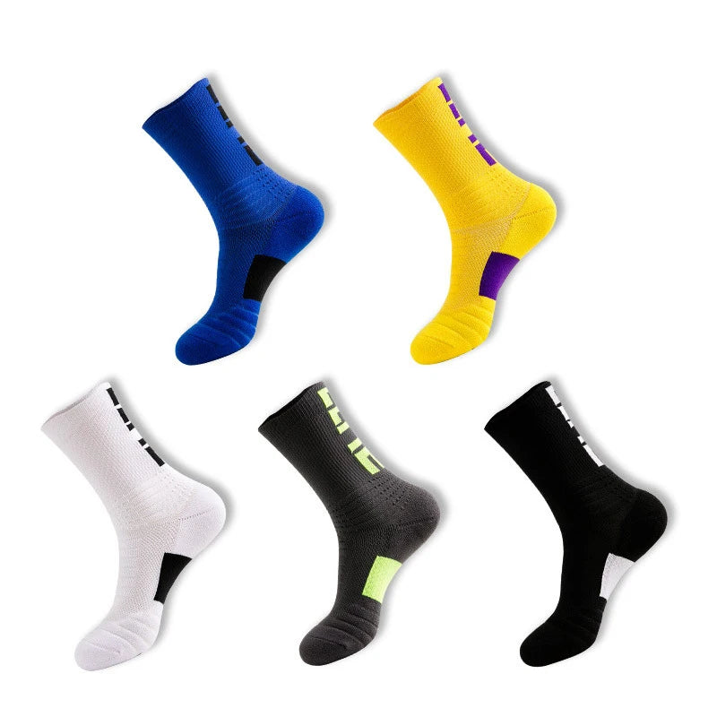 Wholesale Professional Thick Terry Basketball Socks Anti Sweat Women Men Cushion Crew Socks Sports