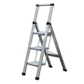 Portable Lightweight Modern Aluminum Alloy Folding Ladder with Ladder Stools 3 Steps 150kg Load Capacity Hotel Use
