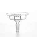 Portable Head Glass Nargile Shisha Narguile Chicha Male Joint Hookah Bowl with Oil Collector for Patio Use Wholesale Available