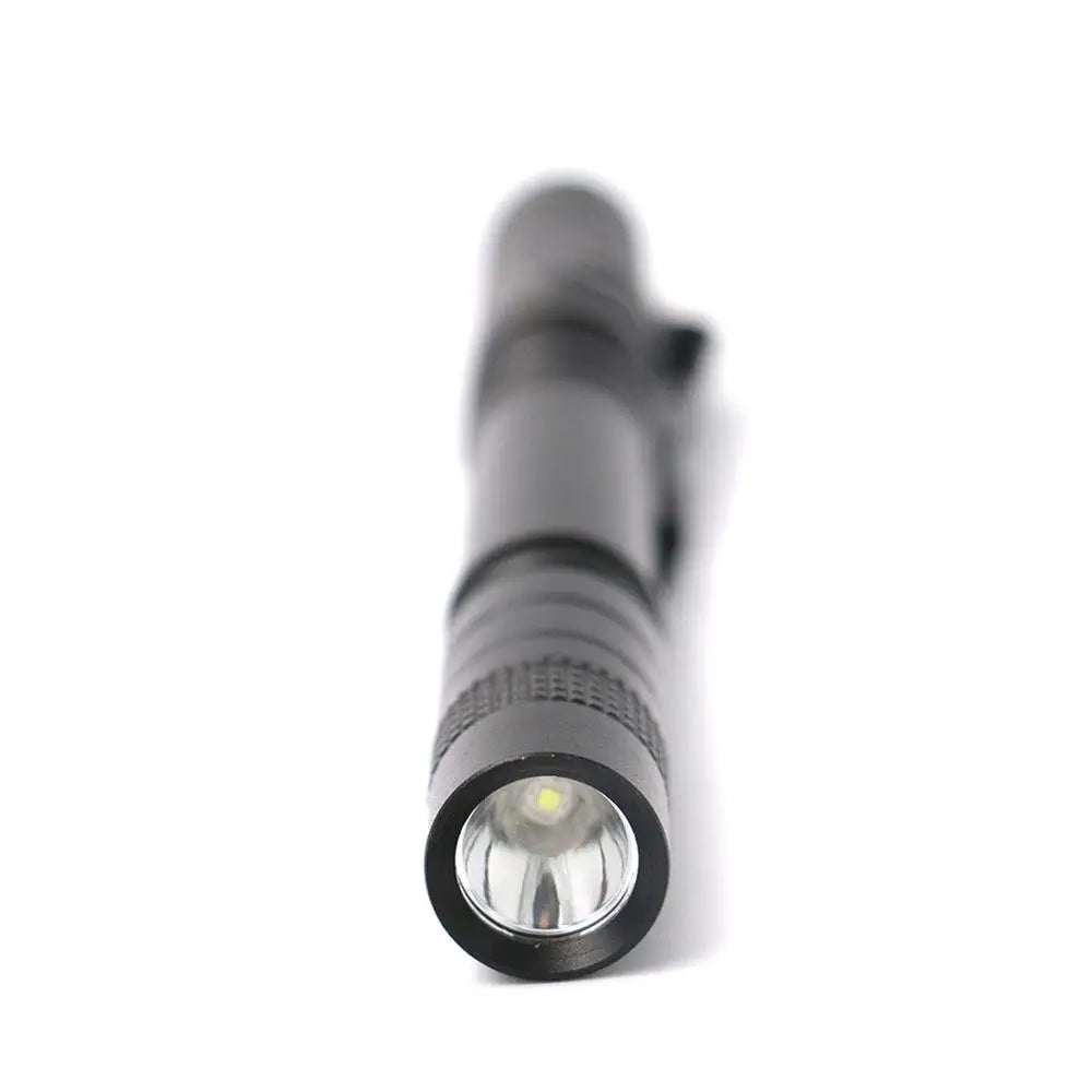Customized Aluminum Emergency Dry Battery Mini Pen Torch  Led Flashlight with Clip