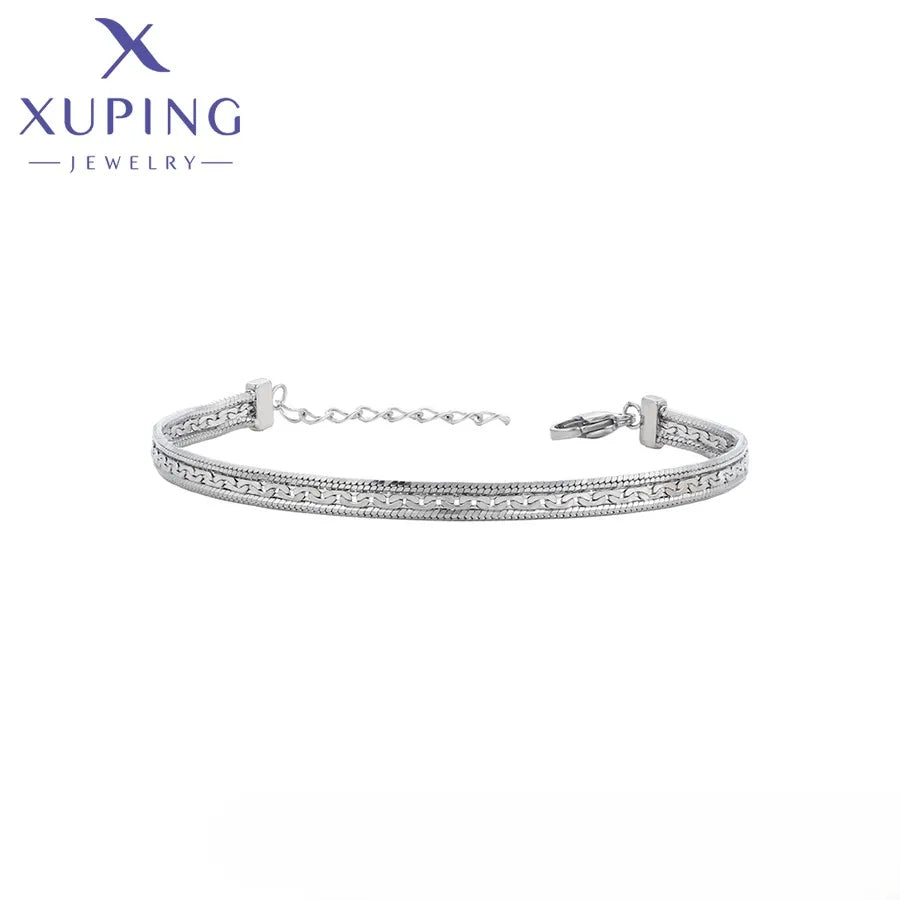 T000959236 XUPING JEWELRY Stainless Steel Jewelry  Cool Other Fine Fashion Friendship Jewelry Women Bracelet