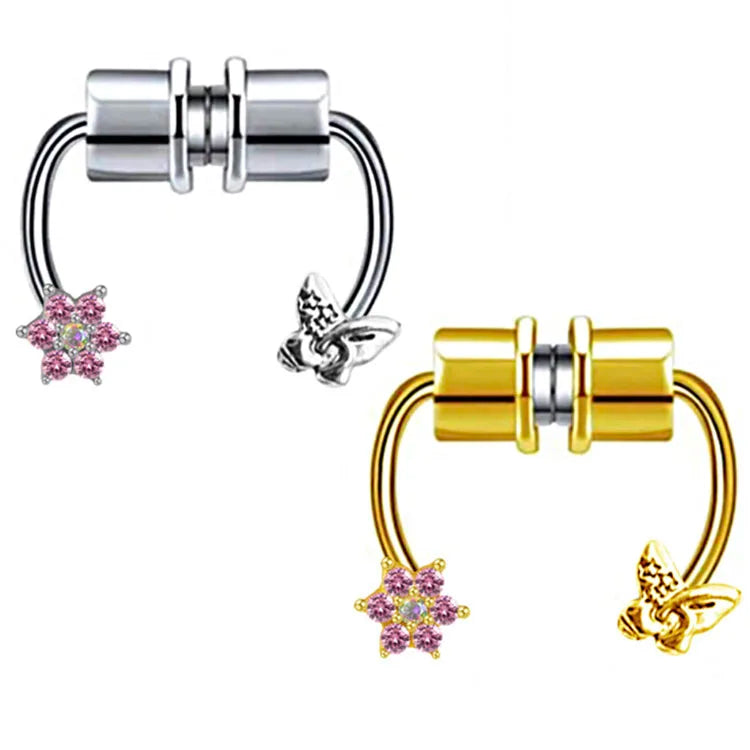 Trending Products Wholesale Cheap New Arrivals Body Magnetic Septum Titanium Fashion Jewelry Piercing Jewelry Nose Rings