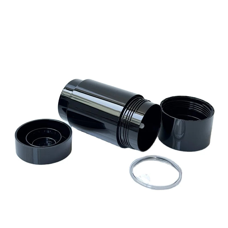Hot Sale Black Deodorant Tubes AS 15g 30g 50g 75g Solid Sunscreen Stick Packaging Cylindrical Fragrance Tube Wax Stick Bottle