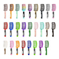 FX-T278 Large Curved Boar Bristle Paddle Brush Home Salon Use for Volume Styling Scalp Massage Oily Hair Grooming & Texturizing