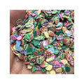 Hot Soft Clay Leaf Sprinkle Polymer Clay Leaves Slices for DIY Nail Decor Scrapbooking Slime Fillings