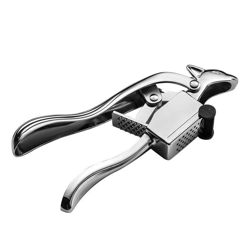 New Stainless Steel Garlic Press Household Manual Zinc Alloy Crusher Kitchen Gadgets for Fruit & Vegetable for Restaurants
