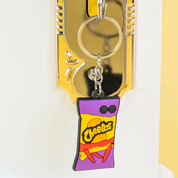Wholesale Custom Mexican Food Keychain PVC Taco Keyring Cute Personalized Keychains for Promotional Gifts & Accessories