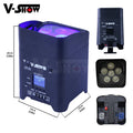 VSHOW WBRF0606 6pcs with case 18W Rgbwa Uv Freedoom Led Light  Wireless Battery Uplights Wifi Dj Uplight for Wedding
