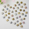 2025 DIY Personalized Shining Classic Bear Cross Perfume Heart 304 Stainless Steel Italian Charm Bracelet 9mm * 10mm Module