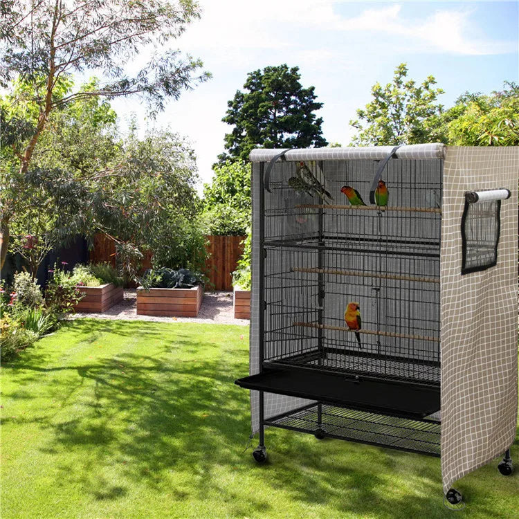 Waterproof Windproof Metal Birdcage Dog Cage Crate Cover Durable Polyester Pet Kennel Cover Universal Fit for Wire Dog Crate