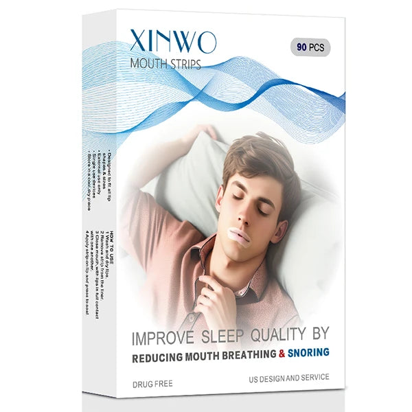 Factory Wholesale Customize logo and Packaging Hypoallergenic Preventing Snoring Mouth Tapes