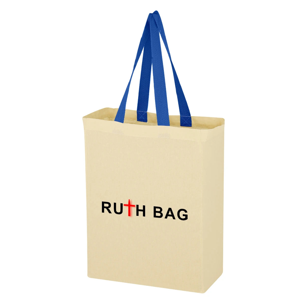 Ruthbag Reusable Cotton Grocery Shopping Tote Bag Custom Printed Leopard Pattern Washable Eco-Friendly Canvas Soft Web Handles