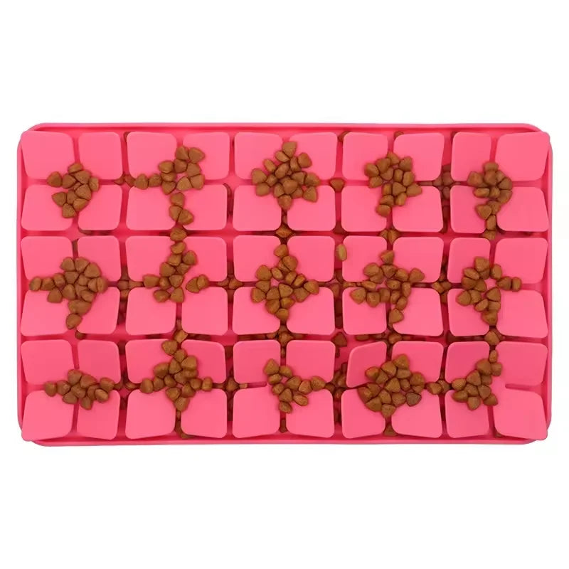 Non-slip Waterproof Pet Pad Cats Dogs Snuffle Sniffing Nose Work Toy Mat Licking Pad Silicone Snuffle Mat for Dogs
