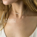EManco Imitation Pearls Pendant Chokers Necklace Women Gold Color Stainless Steek Necklace Christmas Gift Wholesale