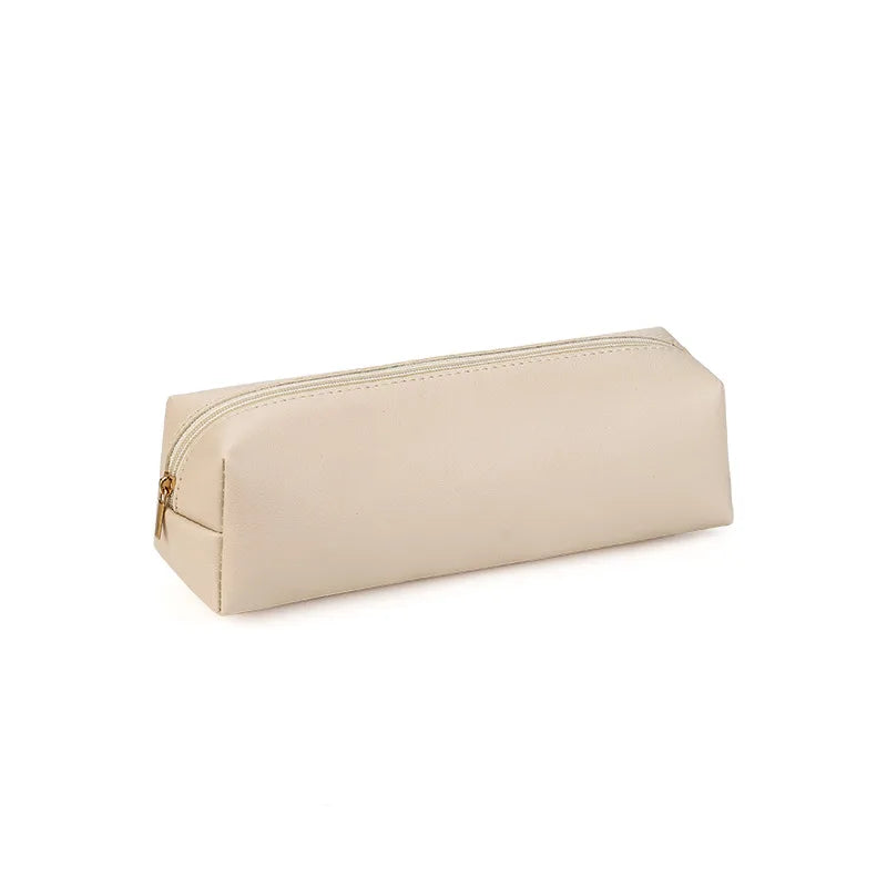 Multifunctional Custom Wholesale Colors Plastic Zipper Transparent clear Silicone PVC Pu Leather Pencil case Pouch for Kids