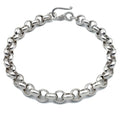 Fine Jewelry Hot Sale Solid Silver Rolo S925 Silver Belcher  Bracelet for Men Wholesale