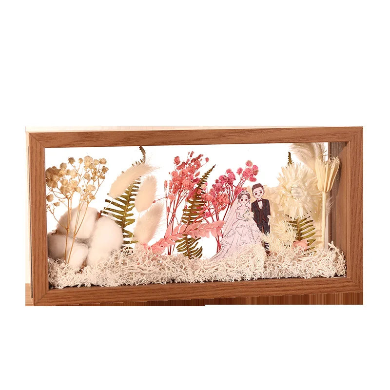 MDF Storage Box Shadow Box DIY Display Diy Frame Gifts Coins Collections Sublimation Clock Troqueles De Corte Para Scrapbooking