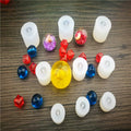 C-0152 9mm 12mm 16mm round ball pendant mould Cube diamond beads silicone molds for Resin DIY