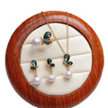 Colorful Mother of Pearl Wing Design Freshwater Pearl Earrings Necklace Ring Set Shell Butterfly Women Pearl Jewelry Set