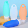 Wholesale BPA Free Reusable 89ML Refilling Squeeze Lotion Shampoo Container Silicone Sport Gym Traveling Bottles Set Kits