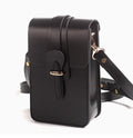 Zenos New Fashionable Genuine Leather Scissor Bag Key Case for Hairdressing Tool Shoulder Storage Letter Pattern Style