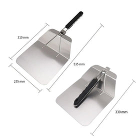 2026 Professional Customized Logo Disposable Big Size Stainless Steel Pizza Peel