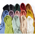 Custom 100% Cotton Premium French Terry 13OZ Regular Fit Unisex Solid Plain Dyed Quick Dry Winter Hoodies