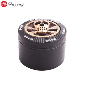 New Style Hot Sales Zinc CNC Teeth Grinder 62mm Wholesale Animal Style Smoking Grinder 4 Layers Herb Grinder