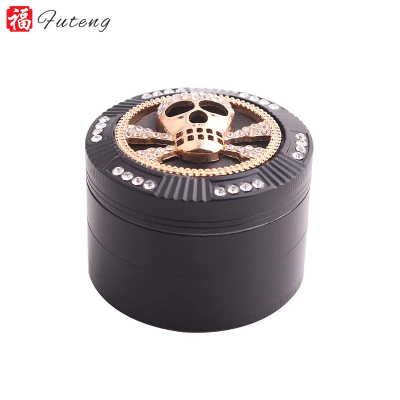 New Style Hot Sales Zinc CNC Teeth Grinder 62mm Wholesale Animal Style Smoking Grinder 4 Layers Herb Grinder