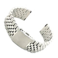 5 Beads Screw Stainless Steel Luxury Adjustable Watch Band Strap 20/22mm