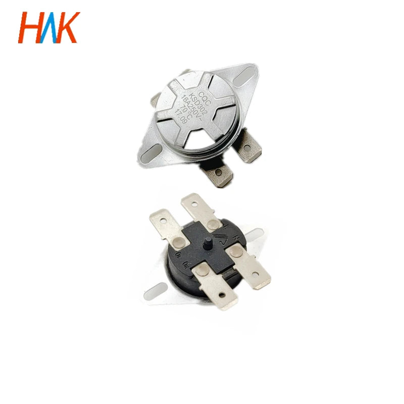 Durable 125V 10A KSD301 Snap Action Thermostat Electric Gas Manual Solar Battery Power Cars Households Garages Home Appliances
