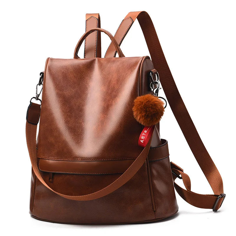 Hot Sale Women Backpack Travel School Bags Leather Casual Backpacks
