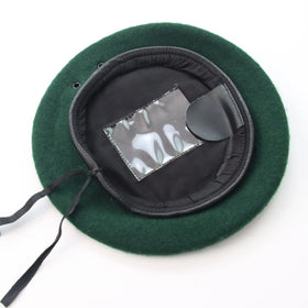 Special Forces Cotton Yarn Breathable Outdoor Adjustable Beret Headwear with Puff Printing Casual Party Daily Use All Seasons