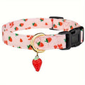 Charm Cute Unique Pattern Adjustable Collars Cotton Handmade Dog Collar with Safety Metal Buckle for Small Medium Large Puppies