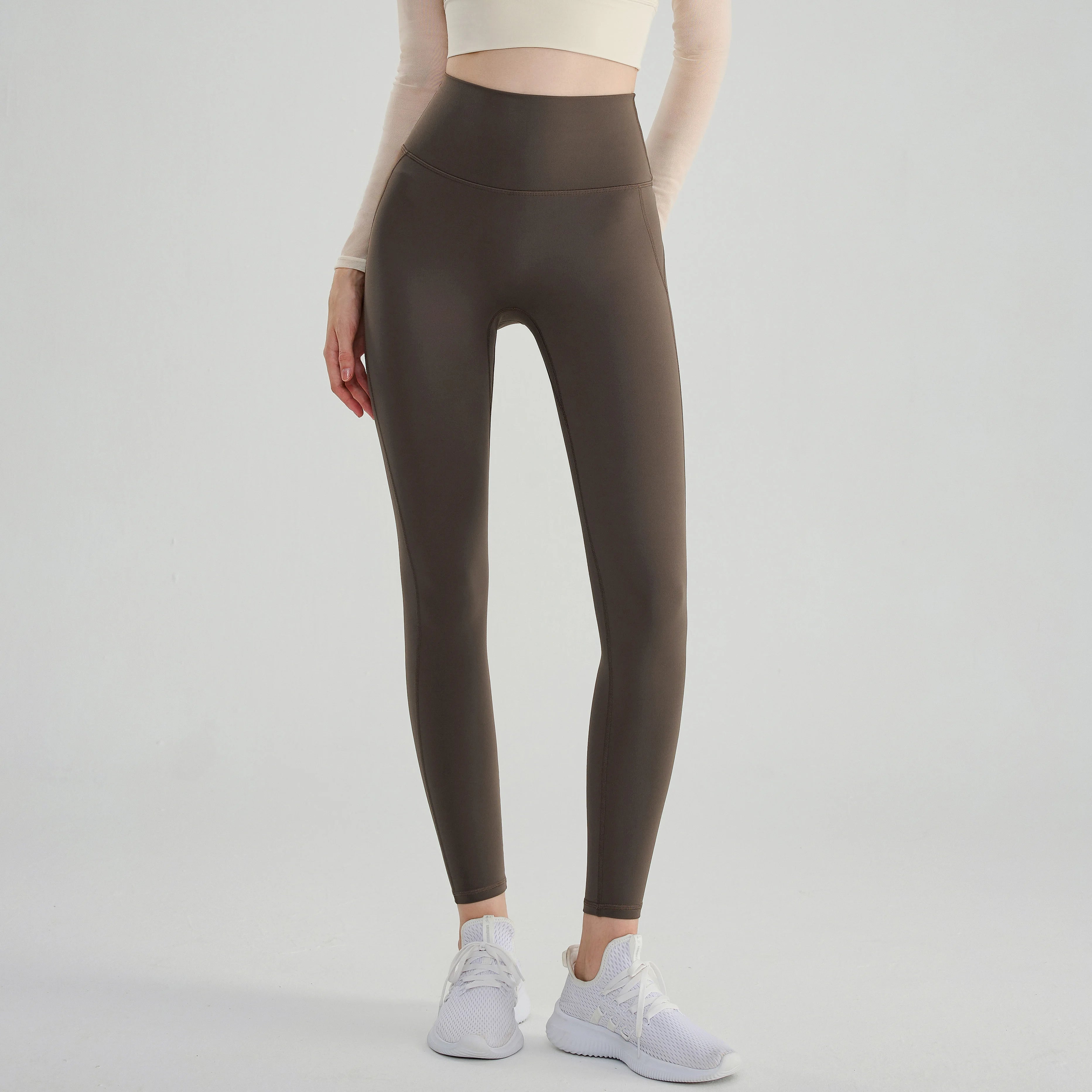 Manufacturer Wholesale High-Waisted Women's Sportswear Comfortable and Anti-Bacterial Sports Leggings Pants Size XL
