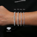 Wholesale VVS Moissanite Tennis Chain 925 Sterling Silver Jewelry Gifts GRA Iced Out Lab Mossanite Tennis Bracelet for Women Men
