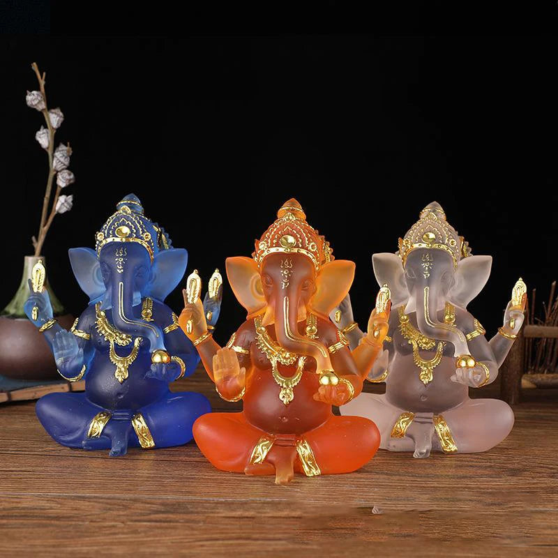 New Buddha Statue Ornaments Elephant God Creative Resin Crafts Thai-style Water Glass Buddha Statue