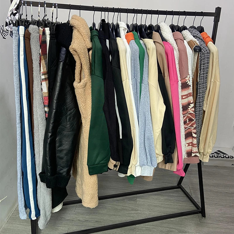 Hot Selling Autumn Winter New Fashion Discount Women's Polyester Clothing High-quality Stock Bales