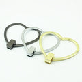 For Deepeel MHD102 Custom Handbag Handles Buckle Classic Heart Shape Purse Decorative Parts Bag Hardware Accessories Made Zinc